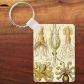  Octopus Squid Gamochonia door Ernst Haeckel Sleutelhanger (Voorkant)