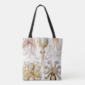 Octopus Squid, Gamochonia door Ernst Haeckel Tote Bag (Achterkant)