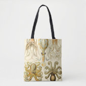  Octopus Squid Gamochonia door Ernst Haeckel Tote Bag (Voorkant)