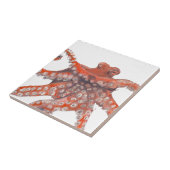 Octopus Squid Kraken Painting Tegeltje (Zijkant)