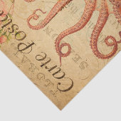  octopus, Squid Marine Life Animal French Tissuepapier (Detail)