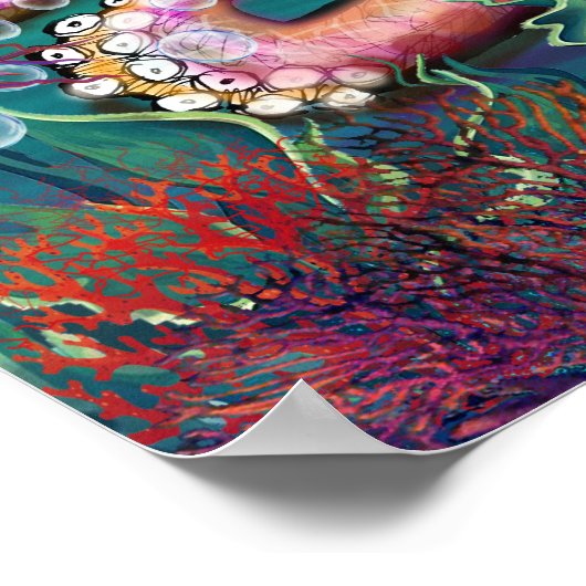 Octopus Squid Poster (Hoek)