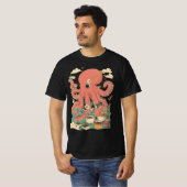 Octopus Squid Sushi Vaderdag Gift Idee T-shirt (Voorkant volledig)