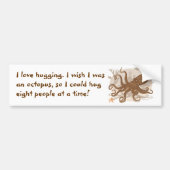 Octopus Starfish Coral Reef Bumpersticker (Voorkant)