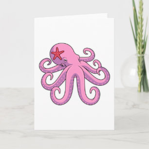 Octopus Starfish Kaart