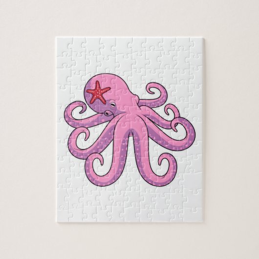 Octopus Starfish Legpuzzel (Verticaal)