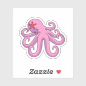 Octopus Starfish Sticker (Vel)