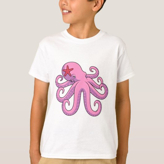 Octopus Starfish T-shirt (Voorkant)