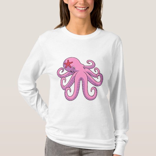 Octopus Starfish T-shirt (Voorkant)