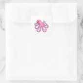 Octopus Starfish Vierkante Sticker (Tas)