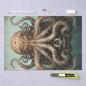 Octopus Steampunk Marine Life Aquatic Tissuepapier (Craft)