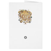 Octopus Steampunk Retro Mechanische Fantasie (Achterkant)