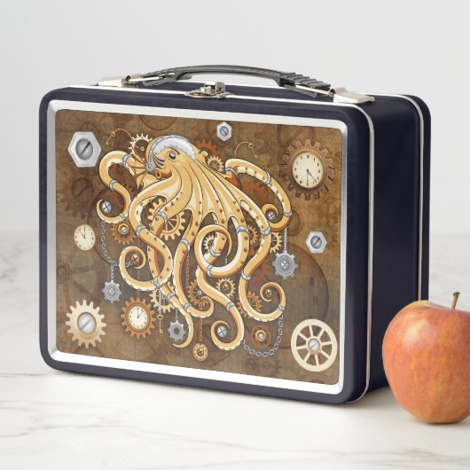 Octopus Steampunk Retro Mechanische Fantasie (In situ)