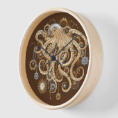 Octopus Steampunk Retro Mechanische Fantasie (Hoek)