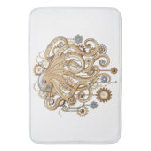 Octopus Steampunk Retro Mechanische Fantasie Badmat (Voorkant Verticaal)