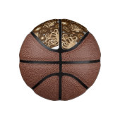 Octopus Steampunk Retro Mechanische Fantasie Basketbal (Rechts)