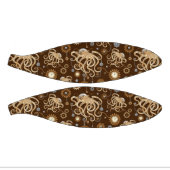Octopus Steampunk Retro Mechanische Fantasie Basketbal (Panelen)