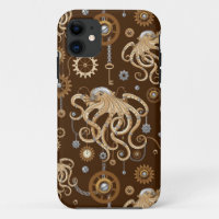 Octopus Steampunk Retro Mechanische Fantasie