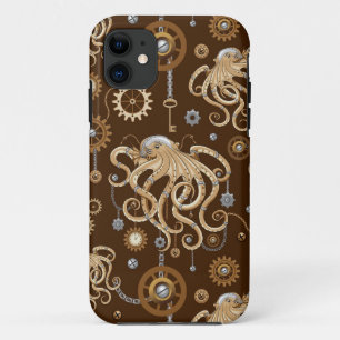 Octopus Steampunk Retro Mechanische Fantasie Case-Mate iPhone Case