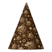 Octopus Steampunk Retro Mechanische Fantasie Feesthoedjes (Links)