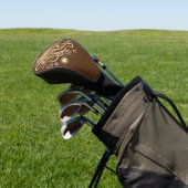 Octopus Steampunk Retro Mechanische Fantasie Golfheadcover (Insitu)