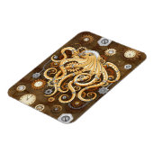 Octopus Steampunk Retro Mechanische Fantasie Magneet (Linkerzijde)