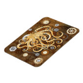 Octopus Steampunk Retro Mechanische Fantasie Magneet (Linkerzijde)