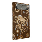 Octopus Steampunk Retro Mechanische Fantasie Mini Klembord (Schuin)