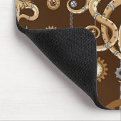 Octopus Steampunk Retro Mechanische Fantasie Muismat (Hoek)