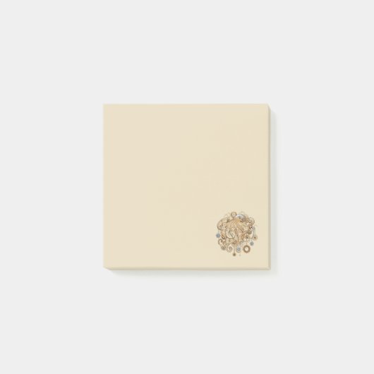 Octopus Steampunk Retro Mechanische Fantasie Post-it® Notes (Voorkant)