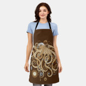 Octopus Steampunk Retro Mechanische Fantasie Schort (Gedragen)