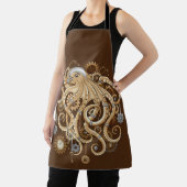 Octopus Steampunk Retro Mechanische Fantasie Schort (Insitu)