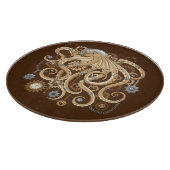 Octopus Steampunk Retro Mechanische Fantasie Snijplank (Hoek)