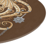 Octopus Steampunk Retro Mechanische Fantasie Snijplank (Hoek)