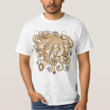 Octopus Steampunk Retro Mechanische Fantasie