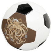 Octopus Steampunk Retro Mechanische Fantasie Voetbal (Drie kwart)