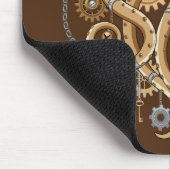 Octopus Steampunk Surreal Retro Stijl Machine Muismat (Hoek)