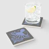 Octopus Stenen Onderzetter (Zijkant)
