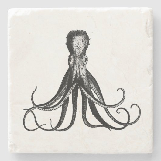  octopus stenen onderzetter (Voorkant)