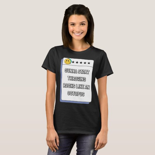 Octopus Stenen T-shirt (Voorkant volledig)