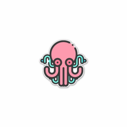 Octopus Sticker (Voorkant)
