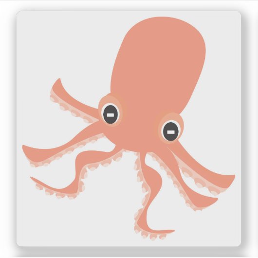 Octopus Sticker (Voorkant)