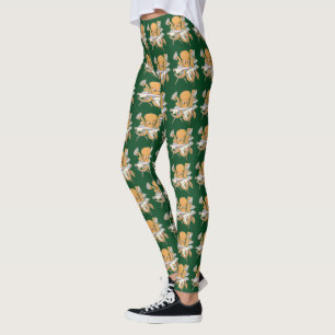 Octopus strijken, overweldigd door klusjes. leggings