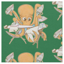 Octopus strijken, overweldigd door klusjes. stof