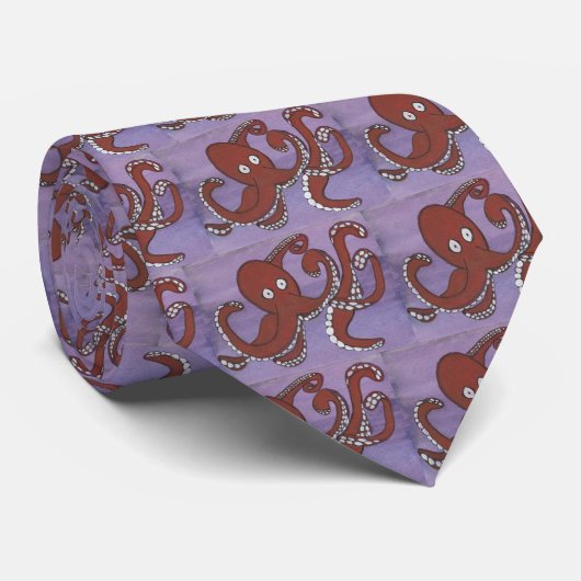 Octopus Stropdas (Opgerold)