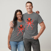Octopus Sunglazen Surfer Funny T-shirt (Unisex)