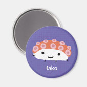 Octopus Sushi (tako) Magneet (Voorkant / Achterkant)