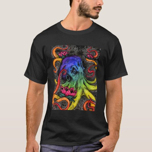 Octopus T-shirt (Voorkant)