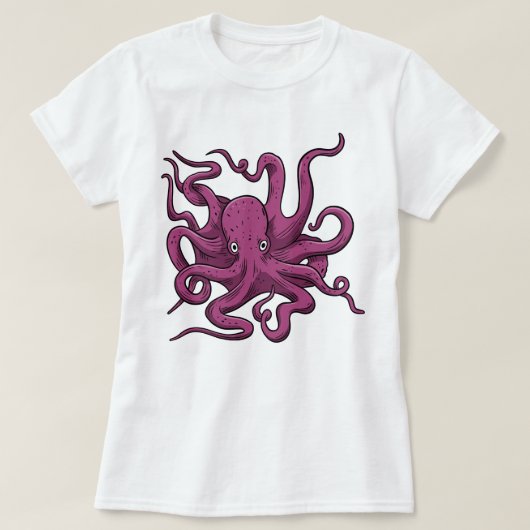 Octopus T-shirt (Design voorkant)