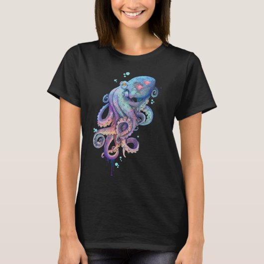 octopus t-shirt (Voorkant)